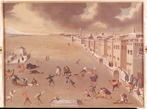 Den frosne lagune i 1708